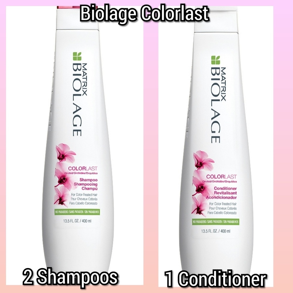 Biolage COLORLAST Bundle 2 Shampoos 1 Conditioner